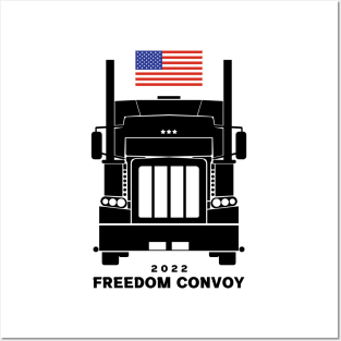 USA Freedom Convoy 2022 Posters and Art
